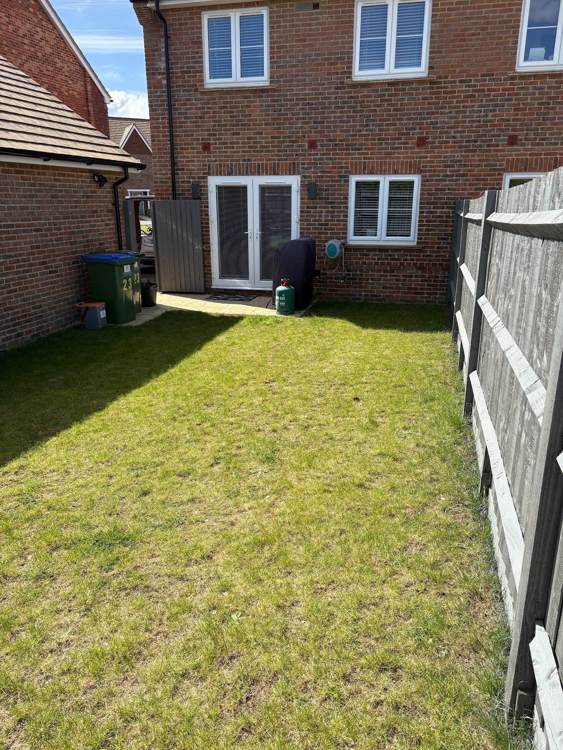 Raw new-build plot before work