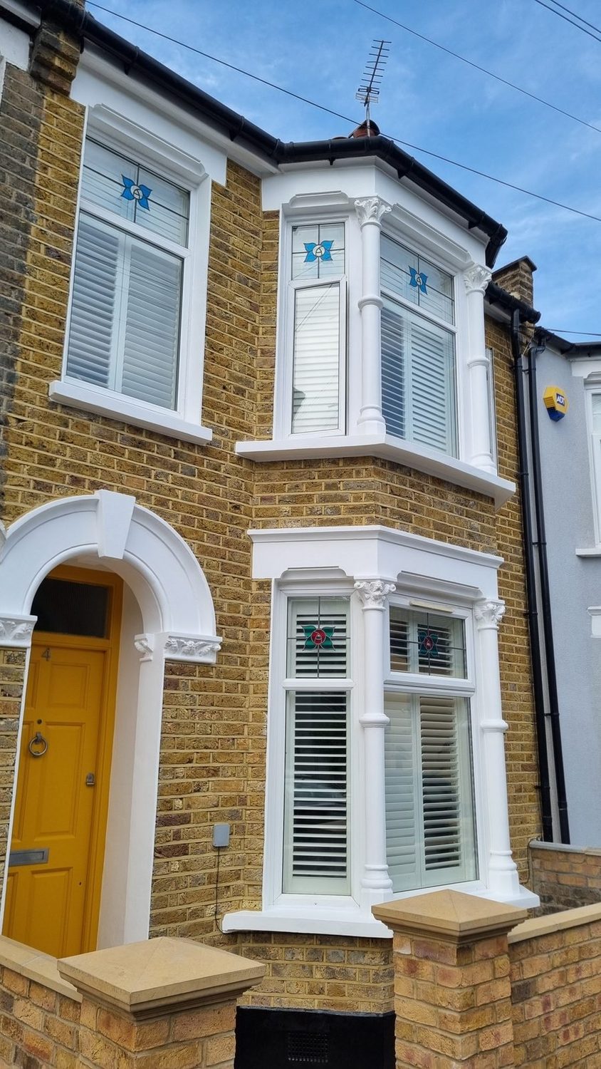 Restored bay window detail
