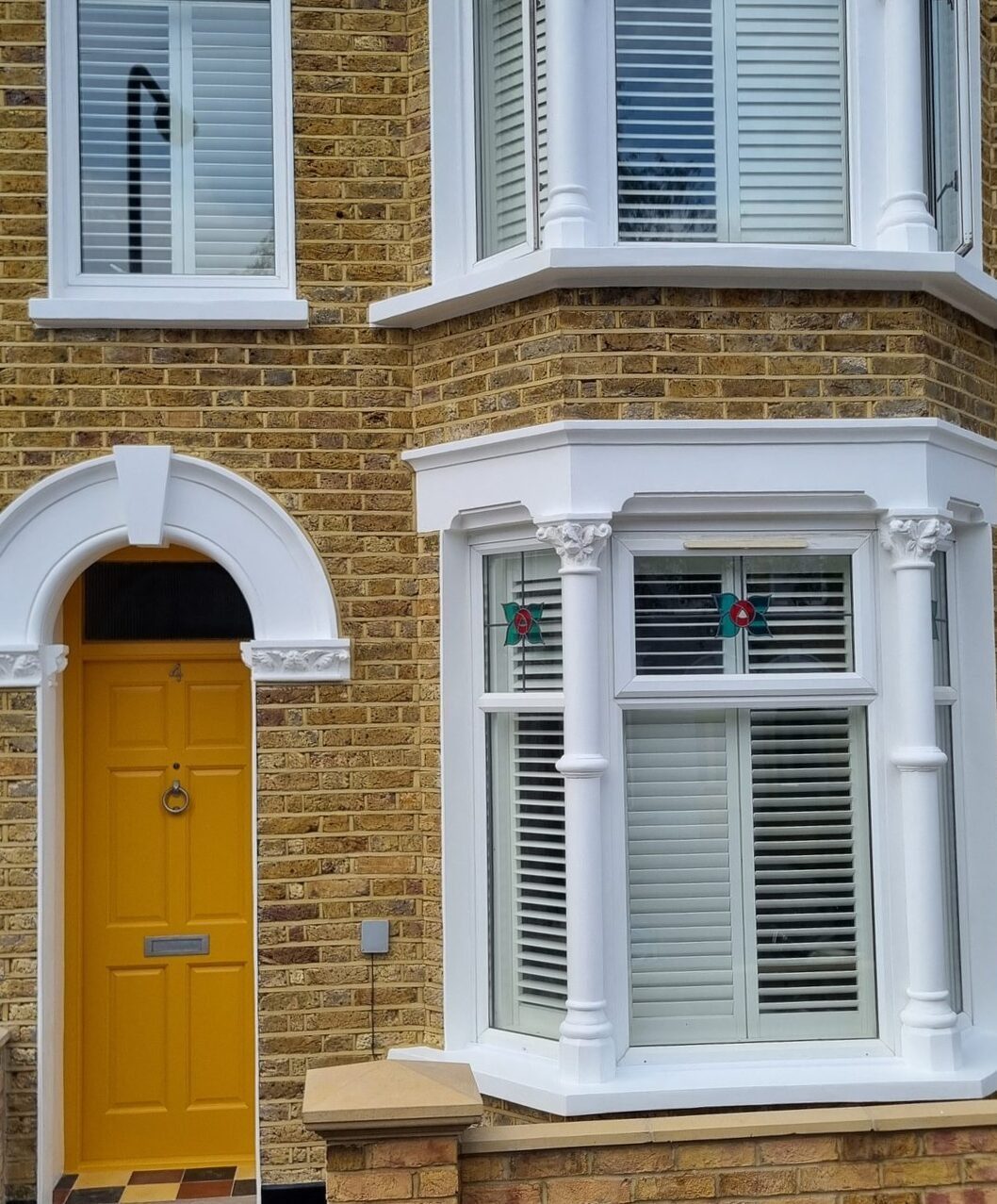 Restored Victorian terrace front by JAG Construction, Acacia Road Walthamstow